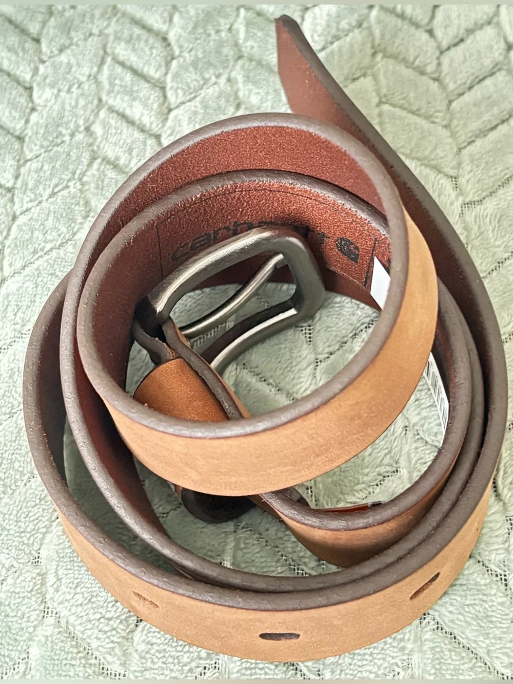 CARHARTT BROWN LEATHER BELT, size XL